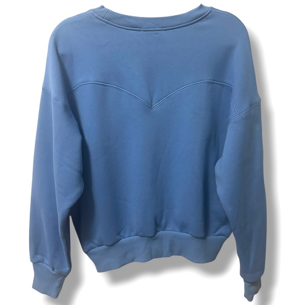 LNA Clothing Women's Daniel Pullover Sweatshirt Crewneck Blue S Casual Lounge - Picture 4 of 9